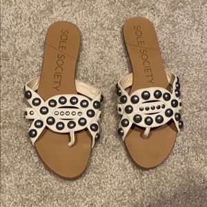 Sole Society Studded Sandals